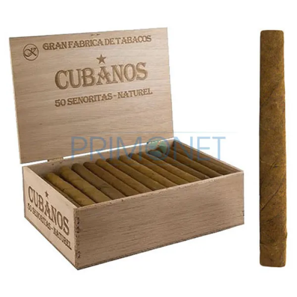Tigari de foi Cubanos Senoritas Naturel 241g (50)