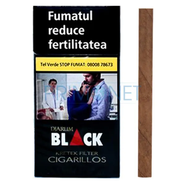 Tigari de foi DJARUM Black Filter 17g (cuisoare) 10 T&T