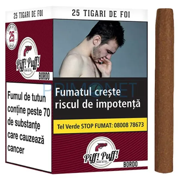 Tigari de foi Piff Puff Bordo 240g (cirese) 25 T&T
