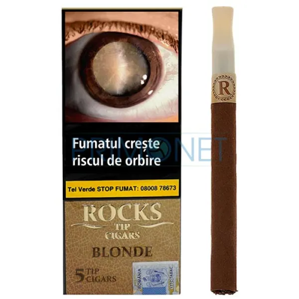Tigari de foi Rocks Blonde Tip 25g (vanilie) 5