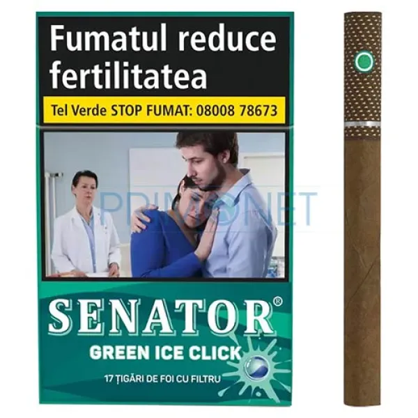 Tigari de foi Senator Filter Green Ice Click 23g (17)