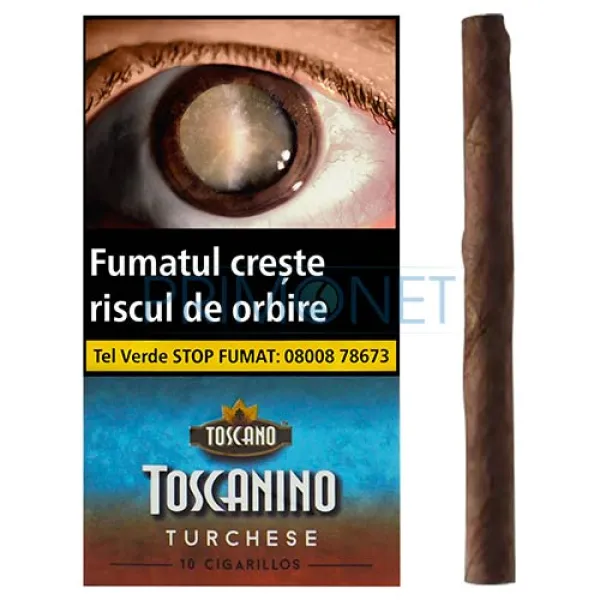 Tigari de foi Toscanino Turchese 38g (menta, portocale) 10