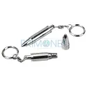Punch metalic pentru trabucuri de vanzare in forma de glont Bullet Chrome