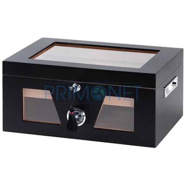 920140 Humidor Trabucuri Window - black