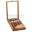 Cutie din lemn cu 5 trabucuri premium de vanzare Casa Turrent 1880 Claro Sampler