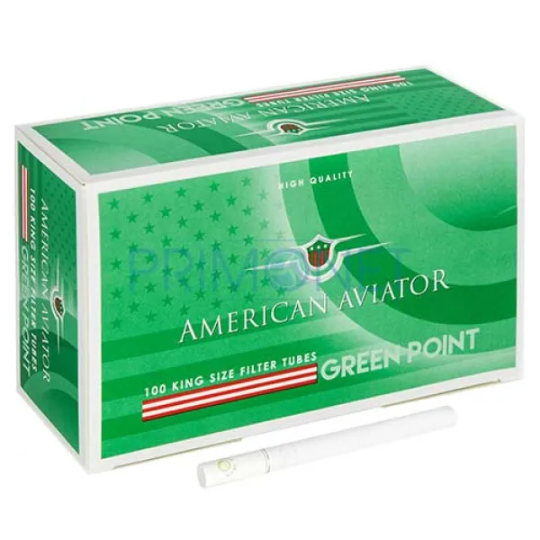 Tuburi Tigari American Aviator Green Point - click menthol 100