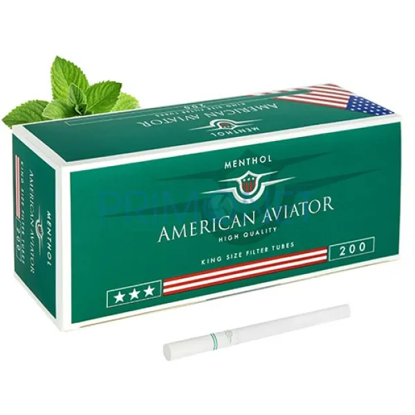 Tuburi Tigari American Aviator Menthol 200