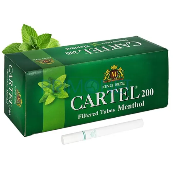 Tuburi Tigari Cartel Menthol 200