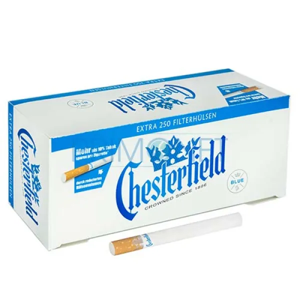 Tuburi Tigari Chesterfield Blue Extra (25 mm) 250