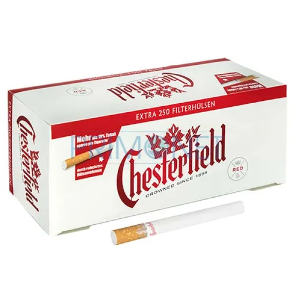 Tuburi Tigari Chesterfield Red Extra (25 mm) 250