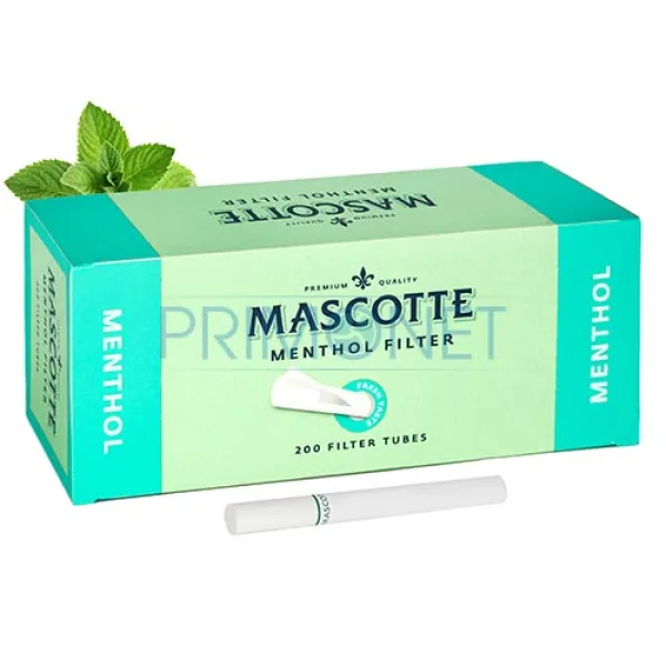 Tuburi Tigari Mascotte Menthol 200