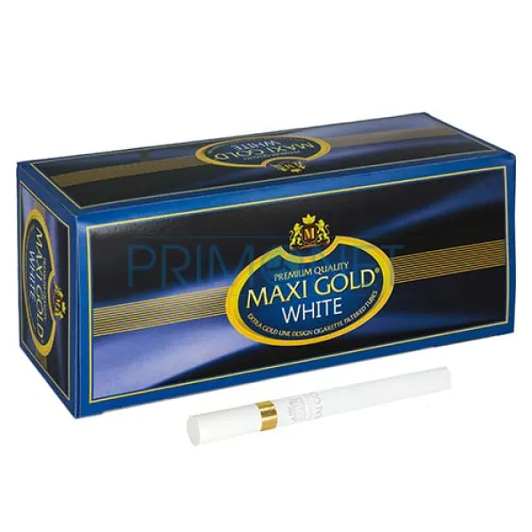 Tuburi Tigari Maxi Gold White 200