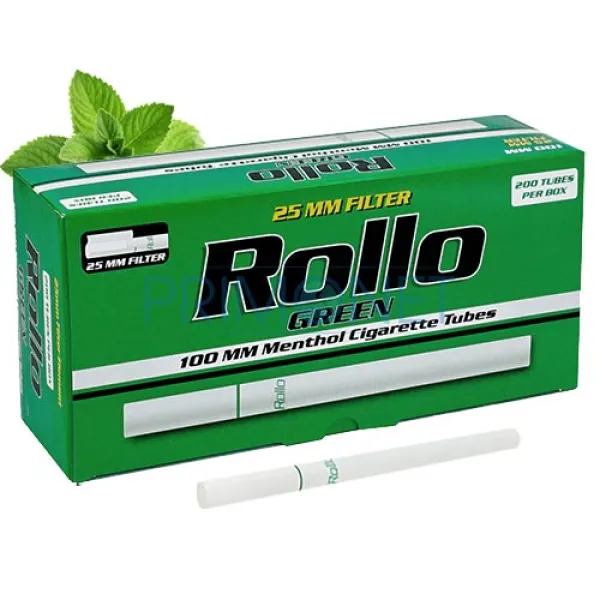 Tuburi Tigari Rollo Menthol 100 MM X-long (25 mm) 200
