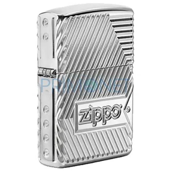 158161 Bricheta Zippo Wrapped Chrome