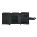 Portofel original din piele naturala de vitel marca Zippo Tri-Fold Flip