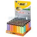 Bricheta din plastic cu gaz si flacara normala marca BIC mini pastel J25