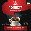 Pachet de 1kg cafea boabe RioTabak 100% robusta 