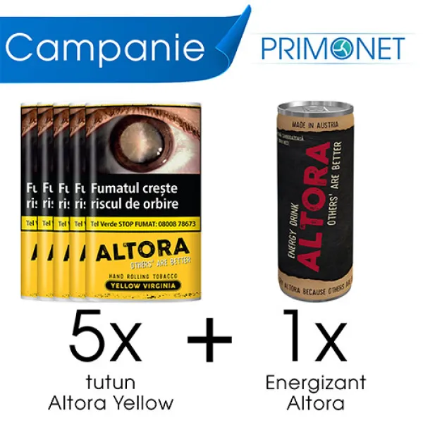 Campanie 5 x Altora Yellow (30g) + 1 x Energizant Altora