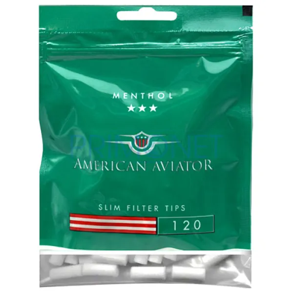 Filtre Tigari American Aviator Mentol Slim 6/15 (120)