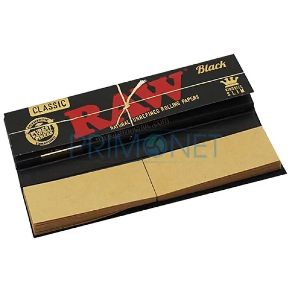 Foite rulat RAW Black King Size + Filter Tips