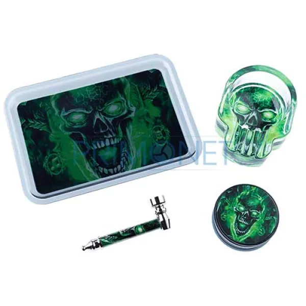 Set DM 11 (grinder, pipa, scrumiera, tava)