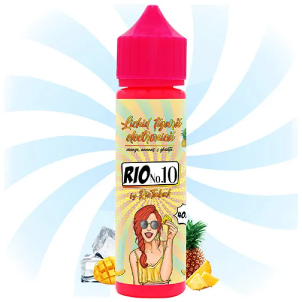 Lichid RIO Girls No. 10 (40 ml) Mango, Ananas si Gheata