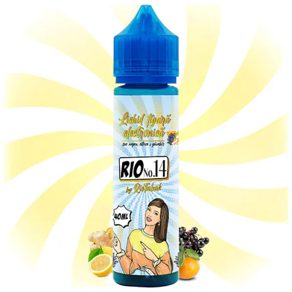 Lichid RIO Girls No. 14 (40 ml) Soc negru, Citrice si Ghimbir
