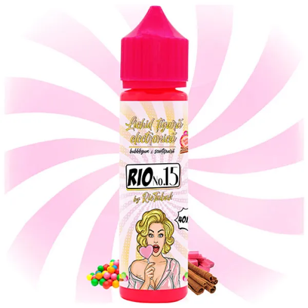 Lichid RIO Girls No. 15 (40 ml) Bubblegum si Scortisoara