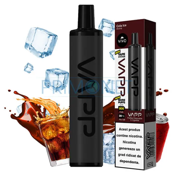 Mini narghilea VAPP Cola Ice (20 mg) 800 pufuri