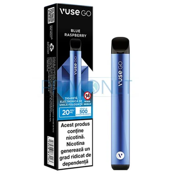Mini narghilea Vuse GO Blue Raspberry (2% nicotina)