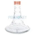 Narghilea Aladin Alux Copper cu dimensiunea de 58 cm cu furtun din silicon