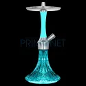 Narghilea Aladin Epox 360 Blue Glow 44 CM cu bol fosforescent albastru