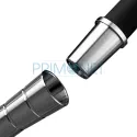 Narghilea profesionala cu un furtun Aladin MVP 460 M1 Silver and Black