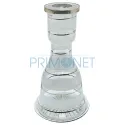 Narghilea ieftina confectionata manual in Egipt T75 White cu inaltimea totala de 82 cm