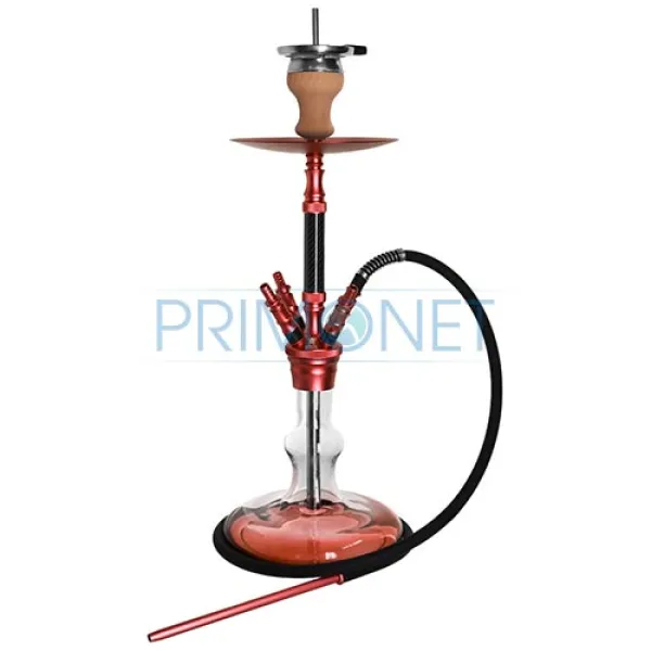 96791 Narghilea Kaya Elox Eco Carbonia Red 58 CM
