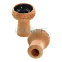 Narghilea Kaya Madera X2 Gold Beech Flash de culoare aurie cu lemn cu inaltimea de 61 CM