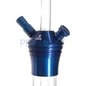Narghilea de vanzare Kaya Elox 630CE Blue cu inaltimea totala de 80 cm