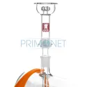 Narghilea portocalie confectionata din sticla Kaya Tanktube Glass 23 cm