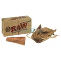 Porttigaret din lemn pentru tigari rulate RAW Double Barrel 1 1/4