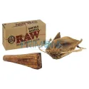Porttigaret confectionat din lemn pentru tigari rulate RAW Double Barrel King Size