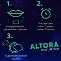 Pouch cu nicotina cu gust de menta si gheata racoritoare Altora Mint Ice Cold Galaxy Strong 60 mg