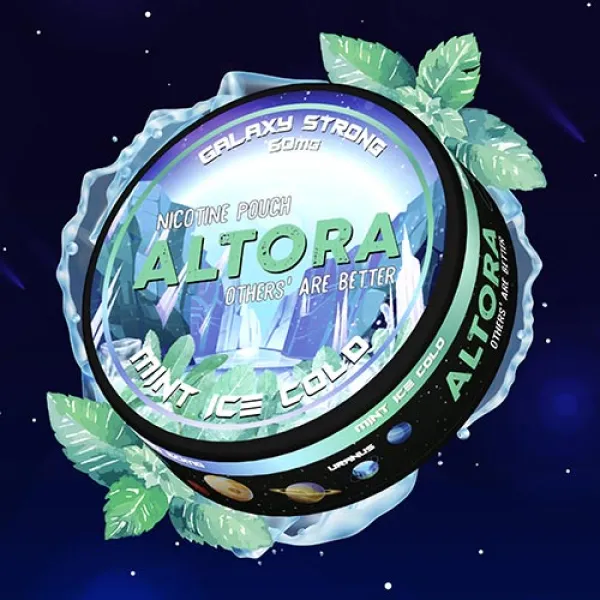 Pouch nicotina Altora Mint Ice Cold Galaxy Strong (60 mg)