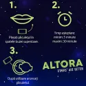 Pouch cu nicotina cu gust de pepene rosu si gheata racoritoare Altora Watermelon Ice Galaxy Strong 60 mg