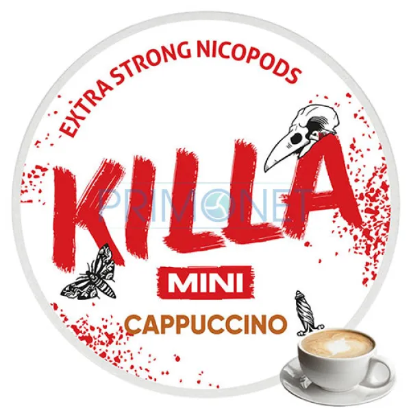 Pouch nicotina Killa Cappuccino Mini Strong 16 mg/g (12,8 mg/pouch)