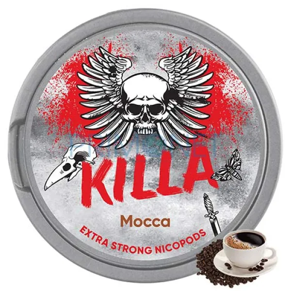 Pouch nicotina Killa Mocca Strong 16 mg/g (12,8 mg/pouch)