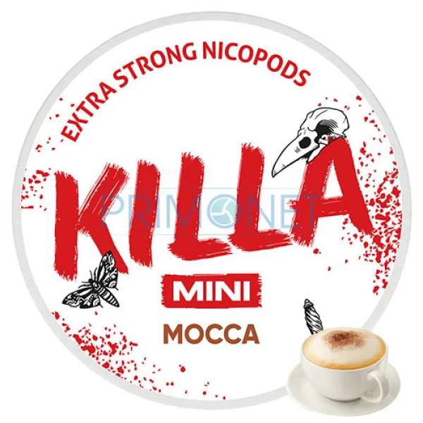 Pouch nicotina Killa Mocca Mini Strong 16 mg/g (12,8 mg/pouch)