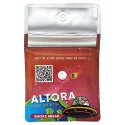 Scrumiera din plastic Altora Smooky The Cow de buzunar culoare visinie