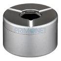 Scrumiera argintie confectionata integral din metal cu capac Angel 31