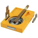 Set cutie din lemn accesorii trabuc cu scrumiera, cutter si punch trabucuri