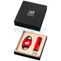 Set cadou pentru trabucuri WinJet No.1 cu bricheta si cutter cu inel de 58